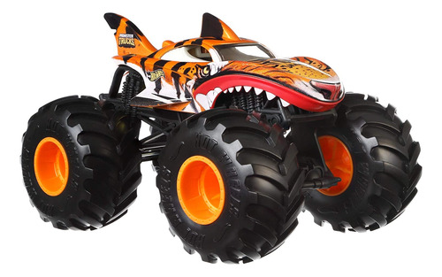 Monster Trucks Tiger Shark De Hot Wheels, Fundido A Presión