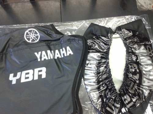 Funda Yamaha 125 Ybr Ed Modelo Nuevo Kit Tsl Negra