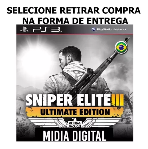 Jogo Sniper Elite V2 Ps3 Mídia Física Original Novo + Nf - 505