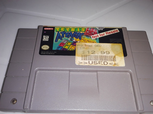 Oferta, Se Vende Tetris Attack Not For Resale Raro Snes