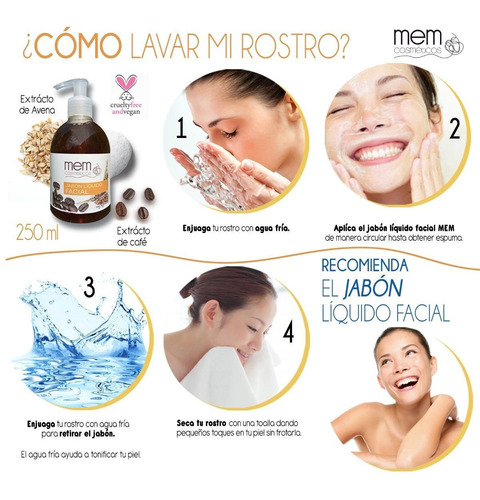 Imagen 3 de 5 de Jabón Facial, Libre De Sulfatos Y Parabenos Cf&v
