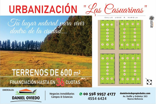 Urbanización  Las Casuarinas  Terrenos De 600 M2.