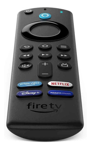 Convertidor A Smart Tv Amazon Fire Tv Stick Full Hd, Control Color Negro Tipo De Control Remoto Con Alexa
