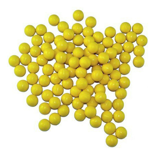  Paintball Goma Reutilizables 100 Bolas De Pintura - Amarill