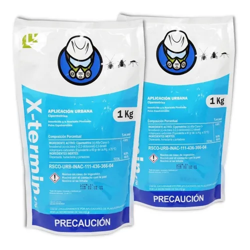 comprar Insecticida Mata Chinches, Cucarachas, Hormigas X-termin 2kg