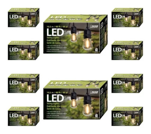 Guirnalda Led Decoracion Focos Feit Serie De Luces 10 Pzas