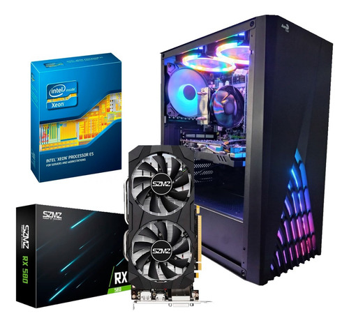 Cpu Gamer Windows 11 32gb Ram Rx 580 8gb Gddr5 Ssd