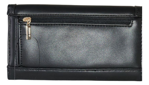 Cartera Guess, Monedero, Billetera, Negro, Logo Botón
