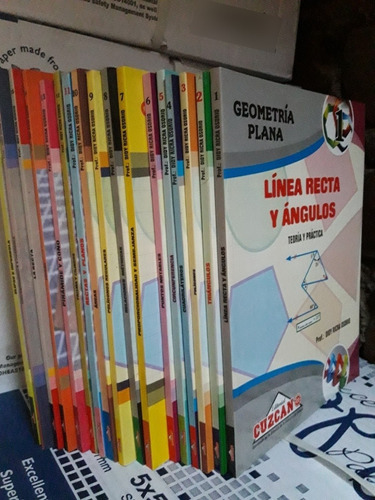 Libros Pre_colección De Geometría De Cuzcano, 17 Tomos