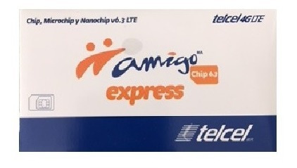 Chips Telcel 5 Chips Lada 238 Tehuacan Puebla