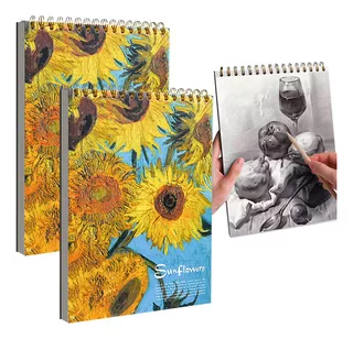 Cuaderno De Dibujo 8k Sketch Book Profesional 2 X 40 Páginas