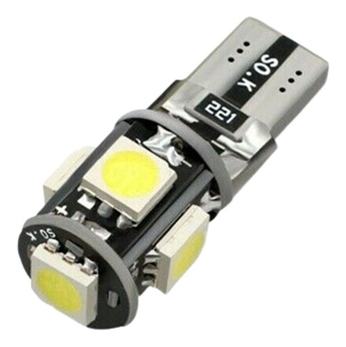 Muelitas Led T10 5smd Led 5050 Con Chip Antierror 4 Unidades