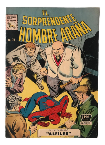 El Sorprendente Hombre Araña 70 Editorial La Prensa 1967 