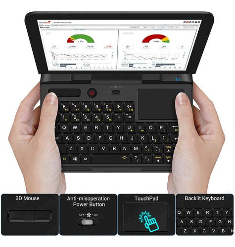 Gpd Micro Pc 256gb Ssd Mini Laptop 6 Celeron N4120