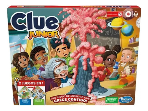 Clue Junior Hasbro Juego De Mesa +4 De 2 A 6 Participantes