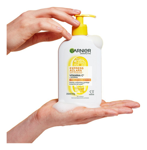 Gel Limpiador Hidratante Garnier Vit C Express Aclara