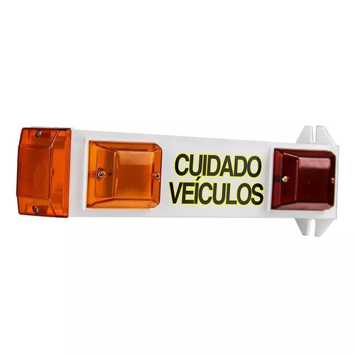 Sinalizador De Garagem Sonoro Veicular Led +2 Parafuso/bucha