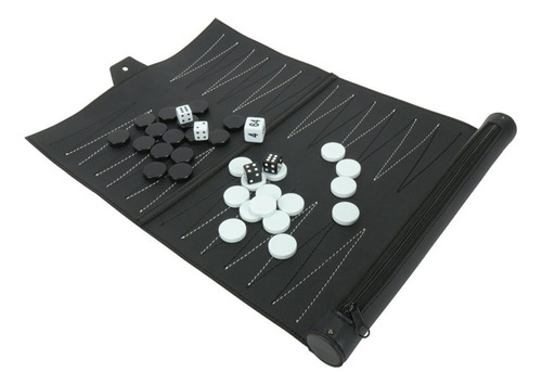 Classic Portable Family Pu Leather Roll-up Tournament