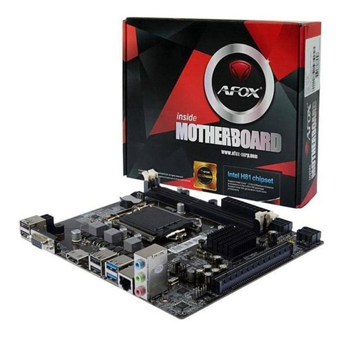 Placa Mãe Micro Atx Lga 1150 Ddr3 Afox Ih81-ma Intel