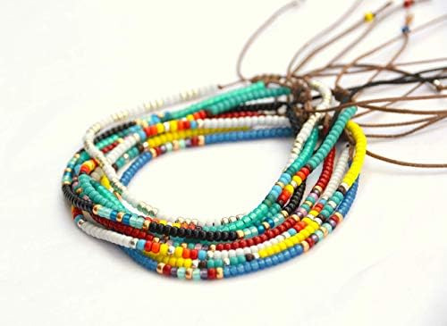 Tobillera Para Mujer, Tobillera Bohemia Con Cuentas De Estil