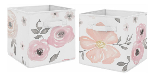 Sweet Jojo Designs - Cajas De Almacenamiento Para Cubos De A