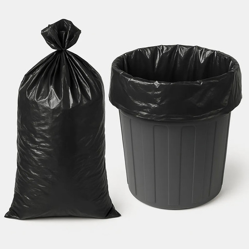 300 Bolsas De Residuo Consorcio Basura Negras Resisten 50x70