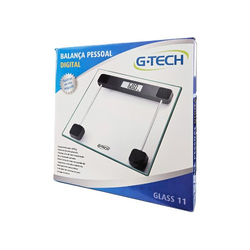 Balança Corporal Digital G-tech Glass 11, Até 180 Kg