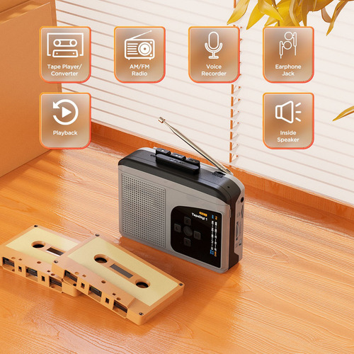 Q Conjunto De Rádio, Conversor De Cassetes, Conector De