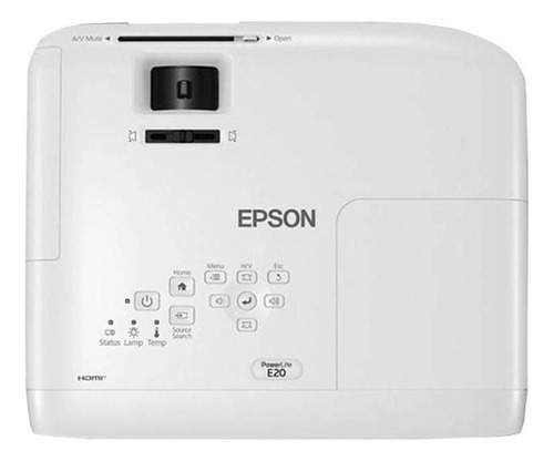 Projetor Epson Power Lite E20 Xga 3400 Lumens V11h981020