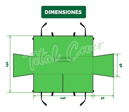 Imagen 5 de 5 de Funda Protectora Autos Perros, Gatos Mascotas - Resistente!!