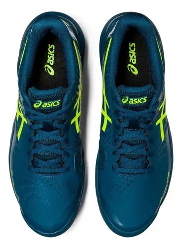 T nis Asics Gel Challenger 14 Masculino Verde E Amarelo