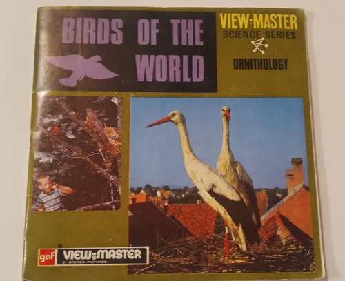 View Master Vintage Birds Aves Del Mundo B678 E 3 Discos