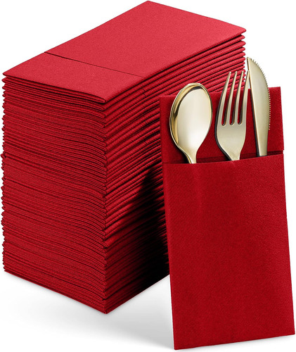 Servilletas De Lino, 50 Unidades, Con Servilletas