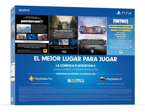 Consola Playstation 4 1tb Ps4 Mega Pack 6 Juegos Dualshock 4