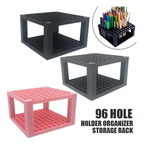 Imagem 1 de 1 de Porta Lapis Pincel Maquiagem Suporte Organizador Para 96 Can