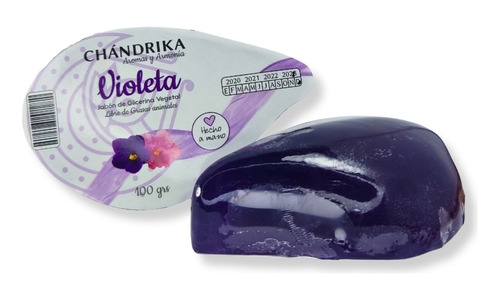 Jabon De Glicerina 100gr. Violeta | Chandrika