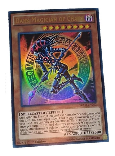 Dark Magician Of Chaos Yugioh Mago Oscuro Del Caos