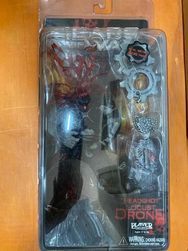 Headshot Locust Drone Gears Of War Neca Marcus Fenix Nuevo