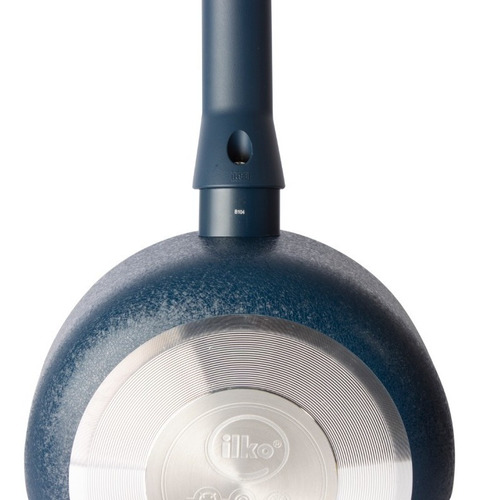 Imagen 2 de 10 de Cacerola 18cm Antiadherente Granito Navy Ilko