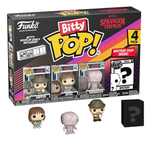 Funko Bitty Pop! Stranger Things - Hopper 4 Pack
