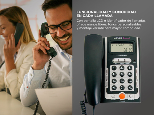Teléfono Fijo Con Identificador Winco W7070 Manos Libres