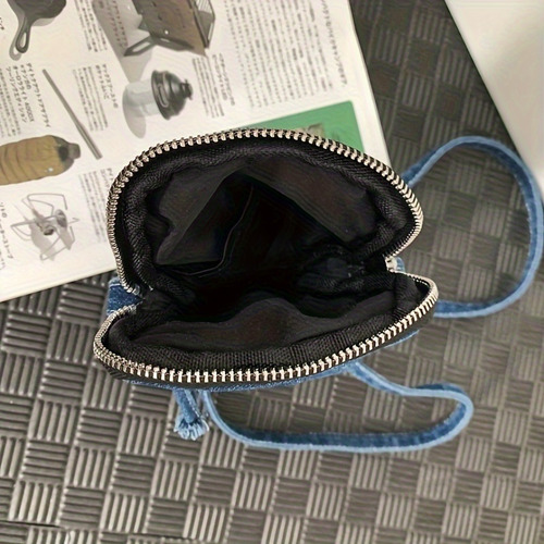 Bolsa Cruzada Informal De Mezclilla For Hombres Y Mujeres