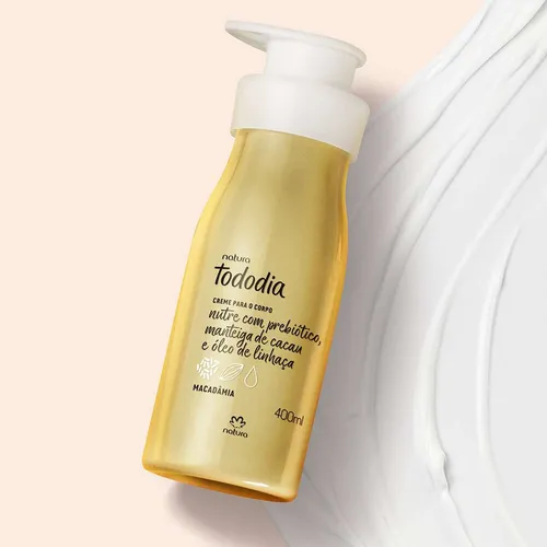 Creme Hidratante Natura Tododia Macadâmia & Algodão cada
