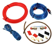 Comprar Kit De Cables 8 Gauge Portafusible Rca Potencia Woofer Pro