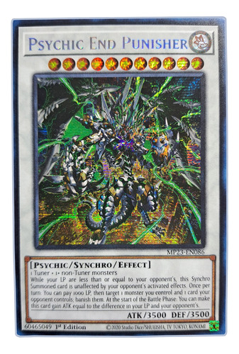 Yugi-oh! Psychic End Punisher Mp23-en086 Secret