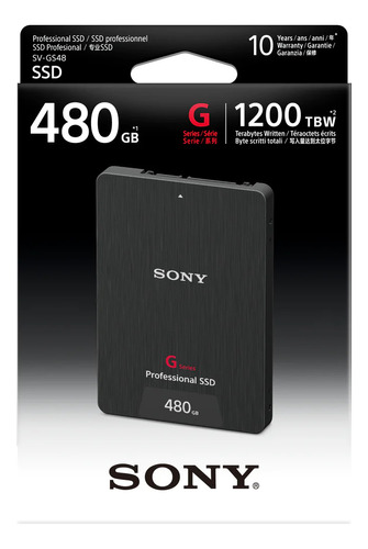 Disco Sony Ssd Profesional 480gb Sv-gs48 1200tbw