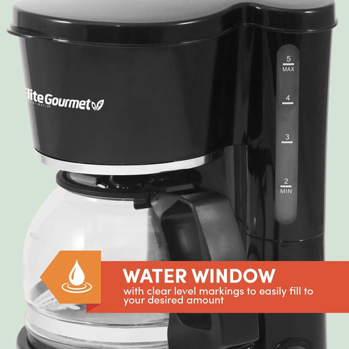Cafetera Automática De Goteo Elite Gourmet Ehc-5055 Con