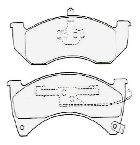 Pastilla De Freno Dodge - Chrysler Imperial 90/ Delantera