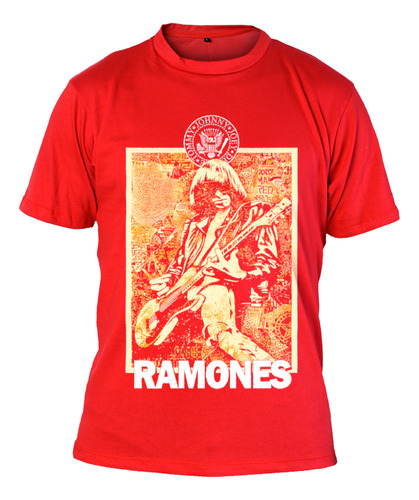 Remera Algodon Premium - 0418 Música 20 - Ramones