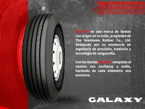 Una Llanta Camión Galaxy 11r24.5 Sr211-g 149/146l